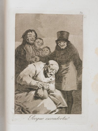 Planche de Los Caprichos, 1797-1798 - Francisco de Goya